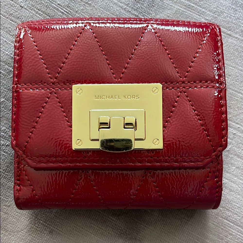 Michael Kors Red Quilted Women's Bag